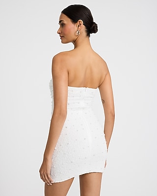 mini tube dress Express Women's Pearl Embellished Rhinestone Strapless Micro in Neutral Small tube dress Morilee Bridesmaid 31233 Luxe SIZEGUIDE A micro mini dress Color:USCG FEMALE DDB COAT W/ USCG BUTTONS, do not use, 6 Pet
