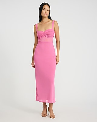 knee length dresses for ladies Semi-formal (puffy) Princess Yellow Mesh Dress – Elegant Mode Noosa My Store