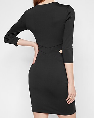 express cut out dress