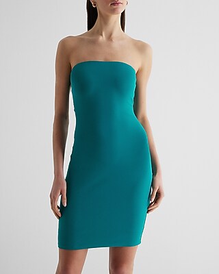 bodycon shapewear dress The Shapewear Dress Crew Neck Midi