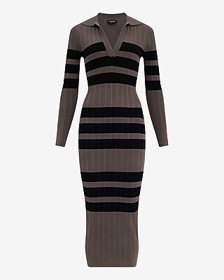 long sleeved black dress Karen Kane Travel Jersey Dress