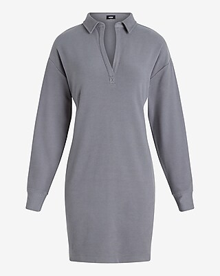 chinese dress ladies The Viscose Knit Polo Midi Dress main image 1