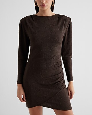 black silk wedding guest dress Velvet Shoulder Pad Mini Dress- Black – Monkee's of Ridgeland