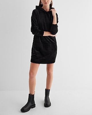 Long Sleeve Midi Hoodie Dress