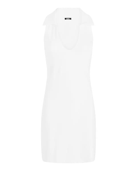 V-neck Sleeveless Mini Polo Dress | Express V-neck Sleeveless Mini Polo Dress | Express