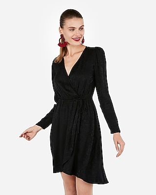 express black wrap dress