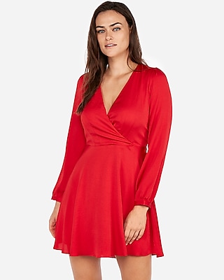 express fit and flare dress