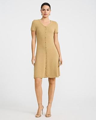 slim fit dress slacks Espresso Hour Sweater Dress M Brown by Lane 201 main image 0
