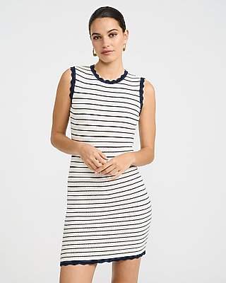 express blue and white dress Polar Express Milly Dress main image 1