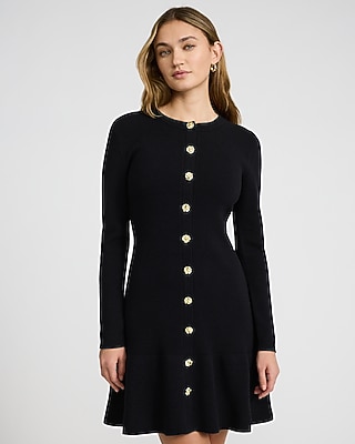 What Is In Lost Mary Vapes Rachel Knitted Shirt Dress-Raw Umber Explore  Women's Sweater Dresses in Various Styles - Express