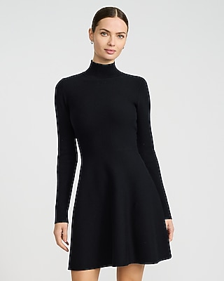 chinese dress ladies White Long Sleeve Fit & Flare Cocktail Dress