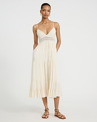 strapless open back dress Black & White Tank Top Midi Dress main image 0