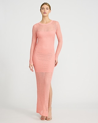 chinese dress ladies The Kylie Dress in Begonia Pink Lace 8 / Begonia Pink Lace main image 0