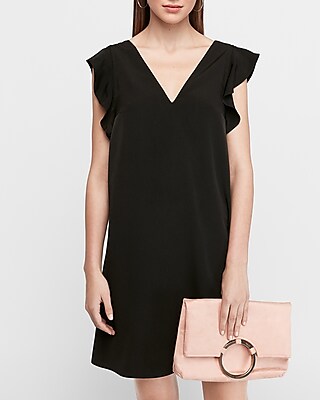 betsey johnson draped surplice sheath dress