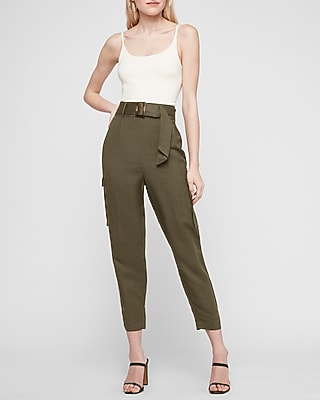 linen utility jumpsuit