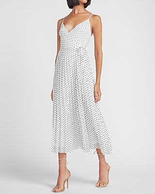 express polka dot dress