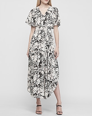 express floral maxi dress