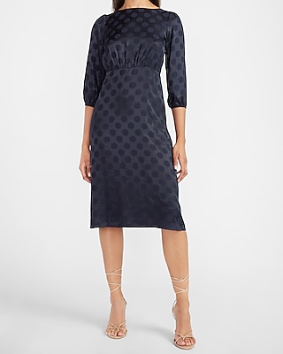 express jacquard dress