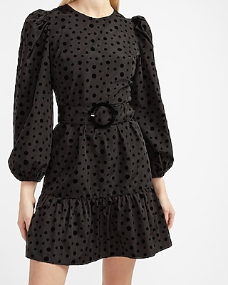 polka dot dress express