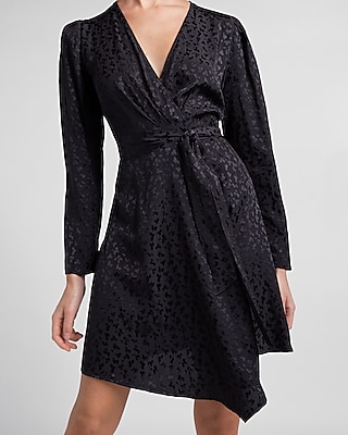 jacquard dress black