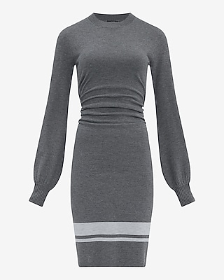 express long sleeve sweater dress Cable Knit Crew Neck Long Sleeve Maxi Sweater Dress