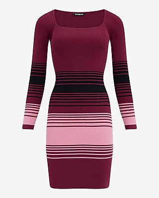 open lace back dress Womens Winter Dresses Off Shoulder V Neck Long Sleeve Solid Rib Knit Casual  Slim Fit Mini Sexy Bodycon Sweater Dress (Purple, S) at Amazon Women's  Clothing store main image 1