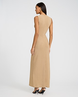 midi tube top dress Solid Color Tube Top Jacquard Waist Midi Dress