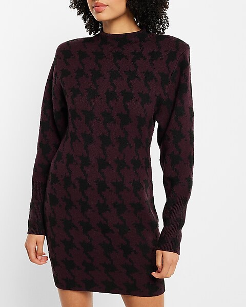 Houndstooth Sweater Dress (7-14)