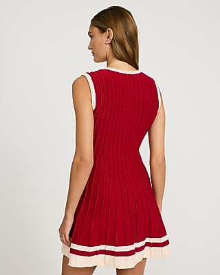 ワンピース Cotton Striped Ribbed Knit Dress Cotton Striped Ribbed Knit Dress（ワンピース）｜Her lip to（ハー