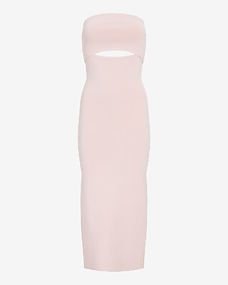 khaki abstract print mesh wrap cut out midaxi dress Cream Watercolour Side Waist Midi 12 Floor length beach_wedding_outfit High-Waist Pencil Midi Skirt Color:Red-white