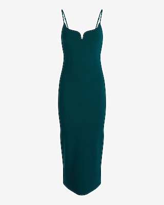 Body Contour V-Wire Sleeveless Midi Dress - image 4