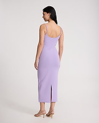 Body Contour V-Wire Sleeveless Midi Dress