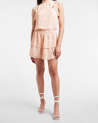 flutter sleeveless dress