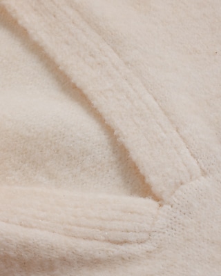 V-Neck Mini Sweater Polo Dress