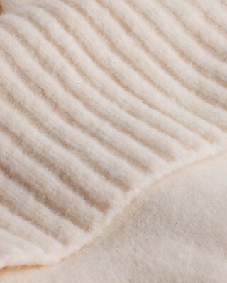 V-Neck Mini Sweater Polo Dress