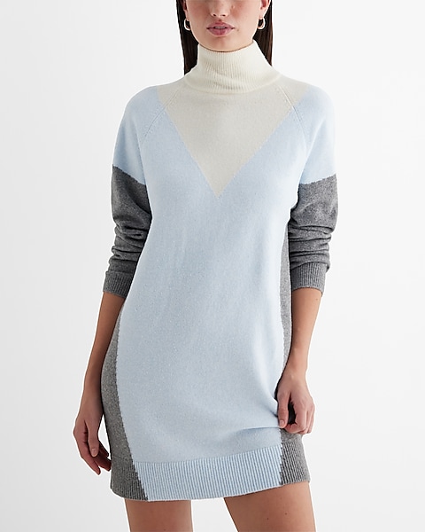 colour block sweater dress Nolan Color Mocha / M (8-10) on design DIY Color Blocked Sweater Dress