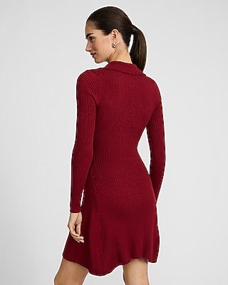green emerald velvet dress mini flare polo dress – somewear in between main image 1