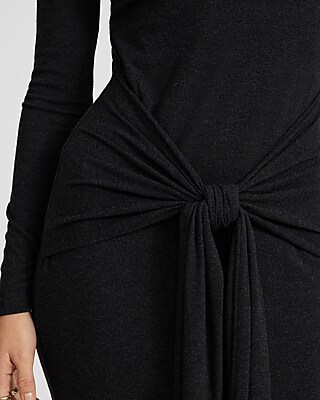 mock neck long sleeve mumu dress Mocha V-Neck Long Sleeve Fitted Maternity Maxi Dress Large main image 1