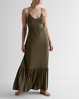 ワンピース VALLAN Layered Nuance Cutout Dress Layered Nuance