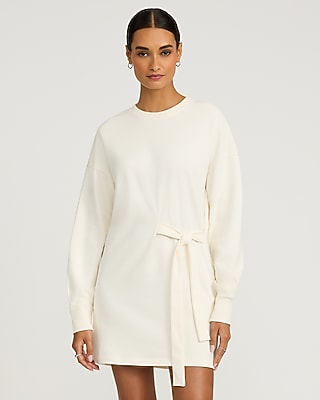 Striped Trim Quarter Zip Cropped Sweatshirt