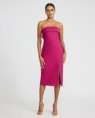 strapless open back dress Infinity Bridesmaid Dress NZ – Wrap Dress – Purple