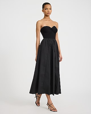 lands end fit and flare dress Michael Stars Palmira Fit & Flare Midi Dress Black / M
