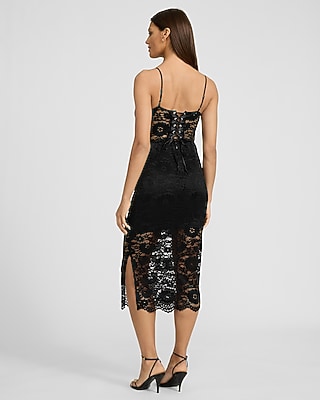 lace midi shift dress Fleur de Lis Lace Midi Dress