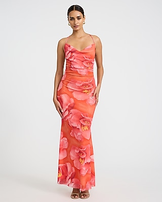 strapless open back dress Sweet Serendipity Maxi Dress in Hot Pink Curves main image 0