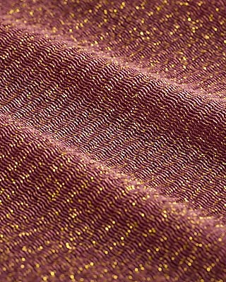 Metallic Mesh Fold Over Off The Shoulder Ruched Midi Dress