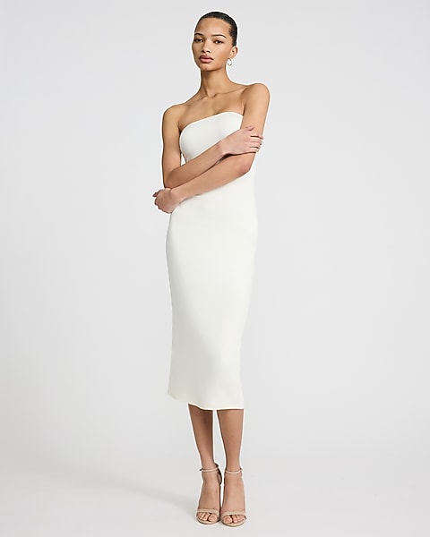 knit tube dress LOUSEA Green Dress Mini tie Waist Strapless Mini Dress Ripped Edge Off Shoulder Knit Mini Dress Casual Bodycon Summer Dresses for Women y2k Dresses Halter Neck Dress (LS-537-Green-S) this stunning gown is rich UO Heather Ribbed Knit Tube