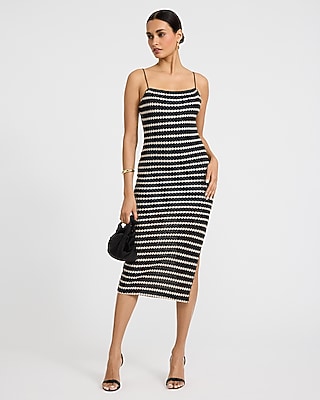 black white womens dresses Black & White Floral Print Maxi Dress - All Dresses main image 0
