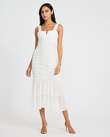 express dress white Women's Midi & Maxi Dresses New Womens Express White Dress