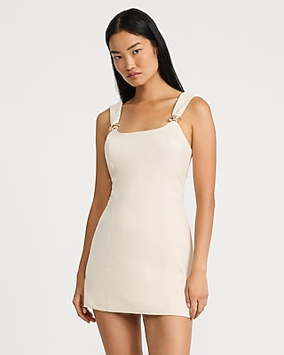 Novelty Hardware Seamed Mini Dress
