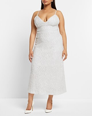 express sequin midi dress Express Sequin Cowl Neck Asymmetrical Hem Midi Dress